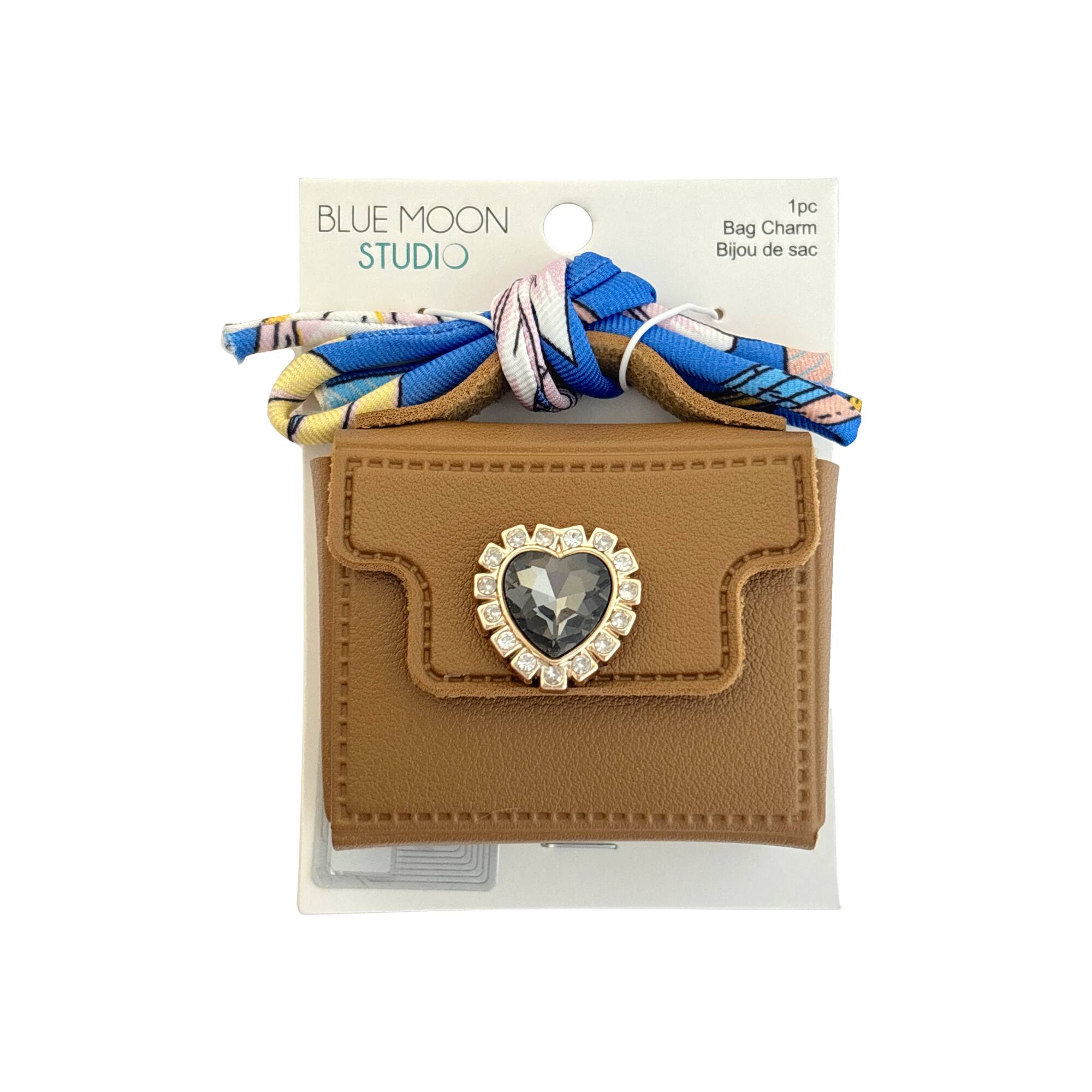Blue Moon Studio™ Brown Purse Charm